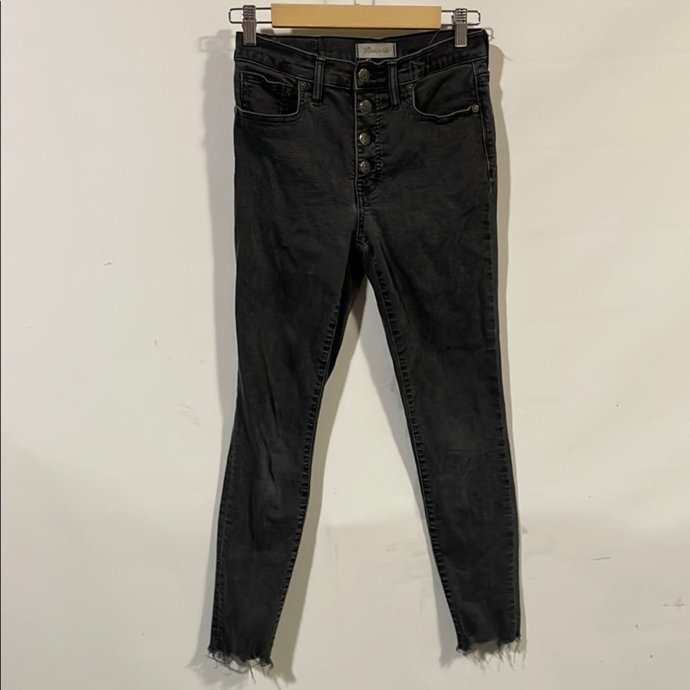 Madewell High Rise Black Jeans